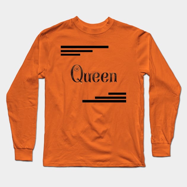 Queen Artwork Long Sleeve T-Shirt by TytyQuate